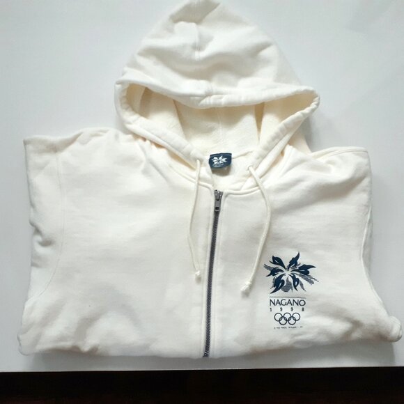 Genuine 1998 Nagano Olympics Hoodie Sweatshirt - Picture 5 of 9